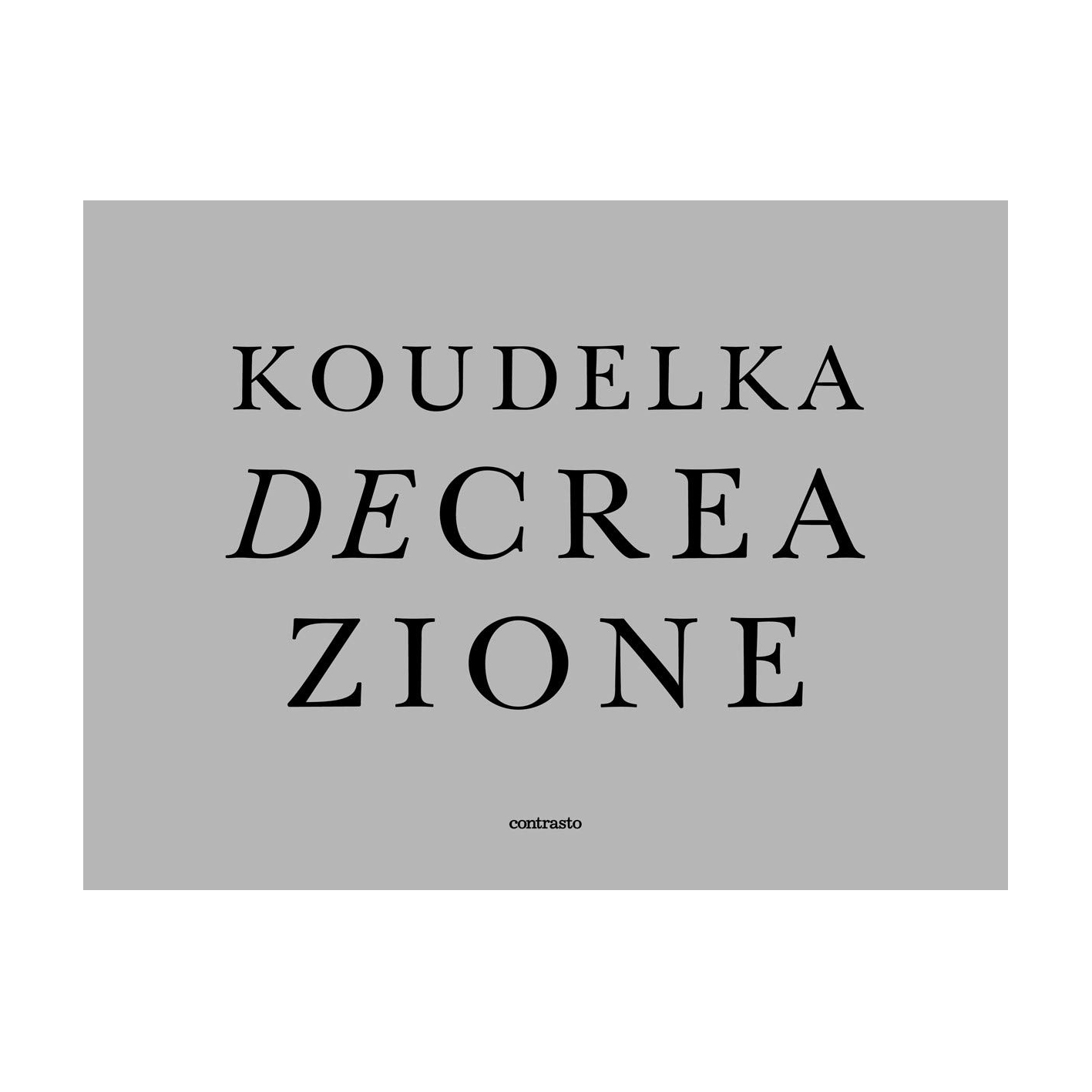 Josef Koudelka – Decreazione – www.photobookstore.nl